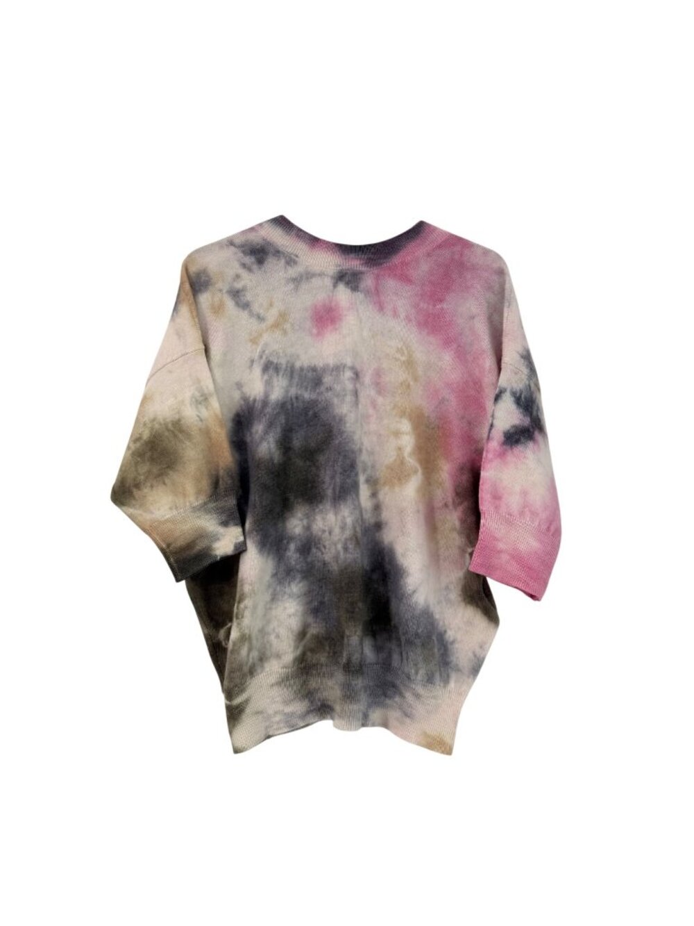 MSGM Multicolor Wool Tie Dye Low Back Sweater Womens Size Small